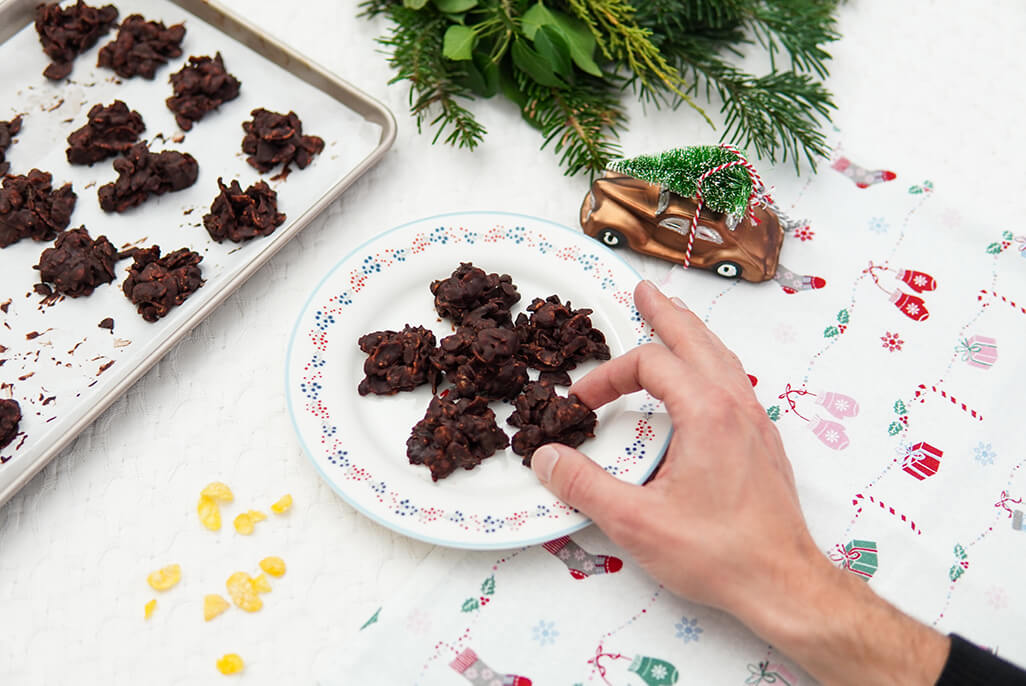 Weihnachtsrezept Gesunde Schoko-Crossies