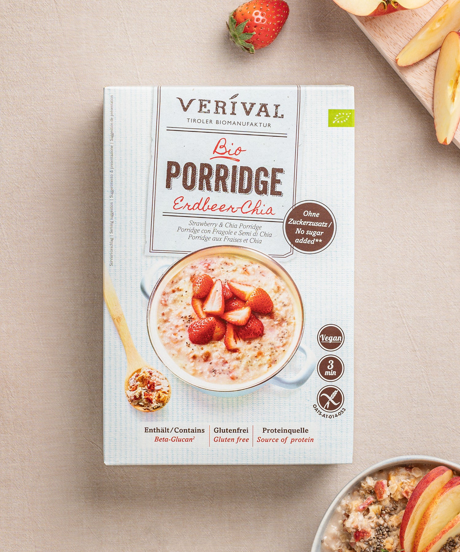 40165 - Erdbeer-Chia Porridge, 350g