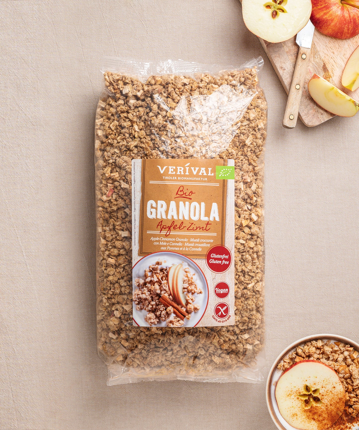 40327 - Apfel-Zimt Granola, 1300g