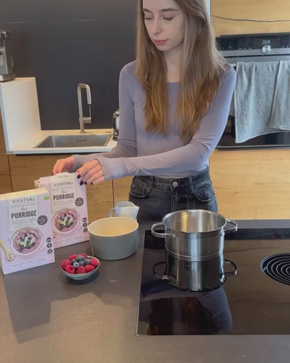 Blueberry-Apple Porridge